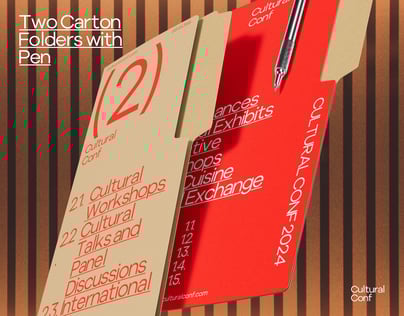 Free Folder 3D mockup. Create presentations using Online Mockup Generator.