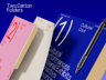 Free Folder 3D mockup. Create presentations using Online Mockup Generator.