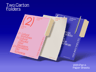 Free Folder 3D mockup. Create presentations using Online Mockup Generator.