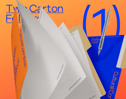 Free Folder 3D mockup. Create presentations using Online Mockup Generator.