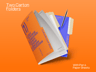 Free Folder 3D mockup. Create presentations using Online Mockup Generator.