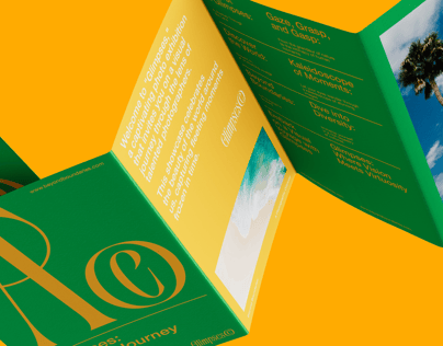 Free Brochure 3D mockup. Create presentations using Online Mockup Generator.