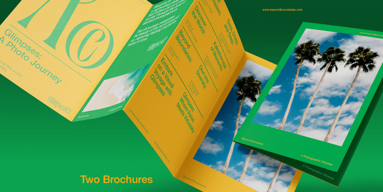 Free Brochure 3D mockup. Create presentations using Online Mockup Generator.