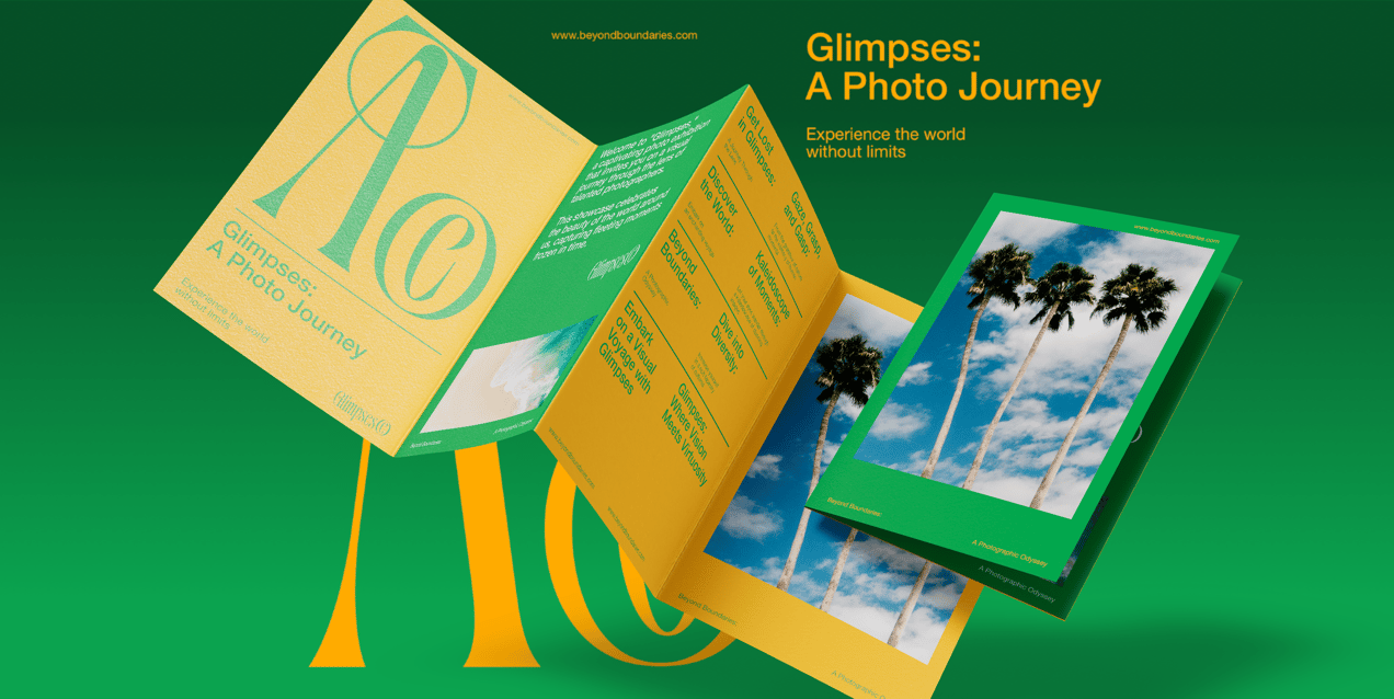 Free Brochure 3D mockup. Create presentations using Online Mockup Generator.