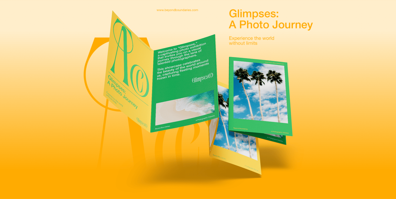 Free Brochure 3D mockup. Create presentations using Online Mockup Generator.