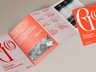 Free Brochure 3D mockup. Create presentations using Online Mockup Generator.