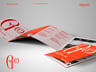 Free Brochure 3D mockup. Create presentations using Online Mockup Generator.