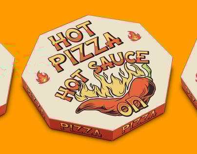 ProVisual — Pizza Box Mockup 3D mockup