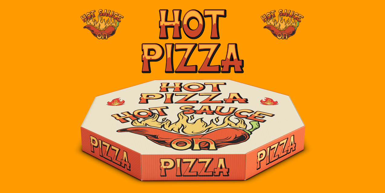 3d Pizza Box Logo