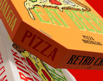 Free Pizza Box 3D mockup. Create presentations using Online Mockup Generator.