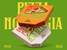 Free Pizza Box 3D mockup. Create presentations using Online Mockup Generator.