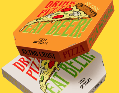 Free Pizza Box 3D mockup. Create presentations using Online Mockup Generator.