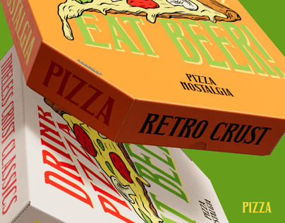 Free Pizza Box 3D mockup. Create presentations using Online Mockup Generator.