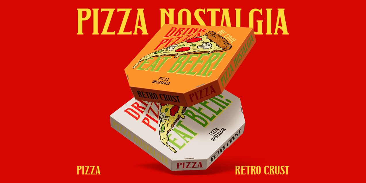 ProVisual — Pizza Box Mockup 3D mockup