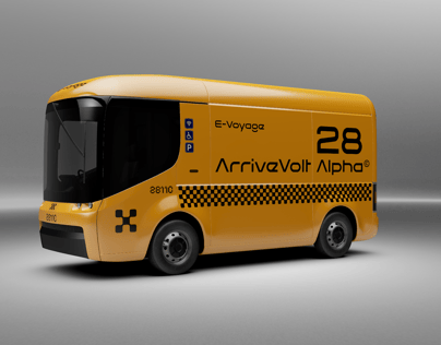 ProVisual — Electric Van Mockup 3D mockup