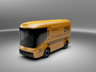 Free Electric Van 3D mockup. Create presentations using Online Mockup Generator