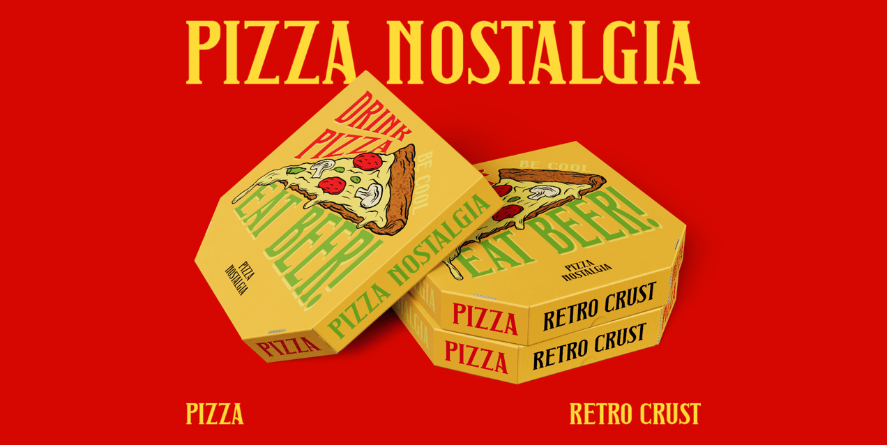 ProVisual — Pizza Box Mockup 3D mockup