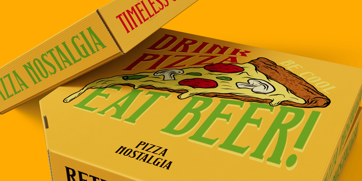 Free Pizza Box 3D mockup. Create presentations using Online Mockup Generator.