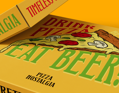 Free Pizza Box 3D mockup. Create presentations using Online Mockup Generator.