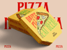 Free Pizza Box 3D mockup. Create presentations using Online Mockup Generator.