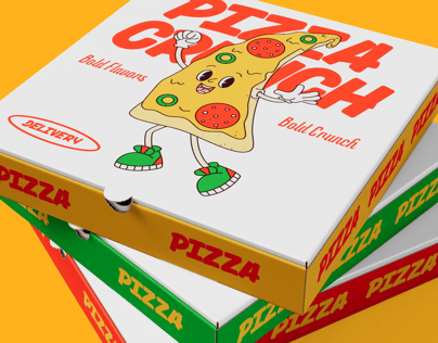 Free Pizza Box 3D mockup. Create presentations using Online Mockup Generator.