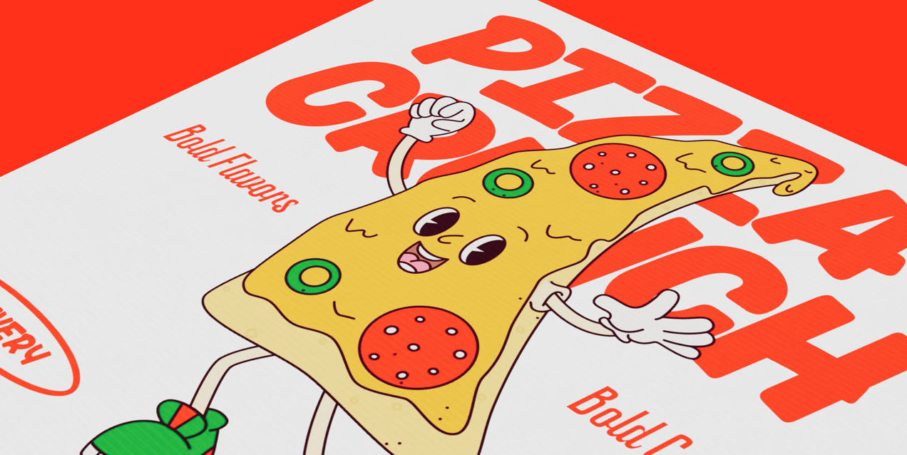 Free Pizza Box 3D mockup. Create presentations using Online Mockup Generator.