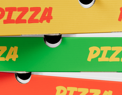 Free Pizza Box 3D mockup. Create presentations using Online Mockup Generator.