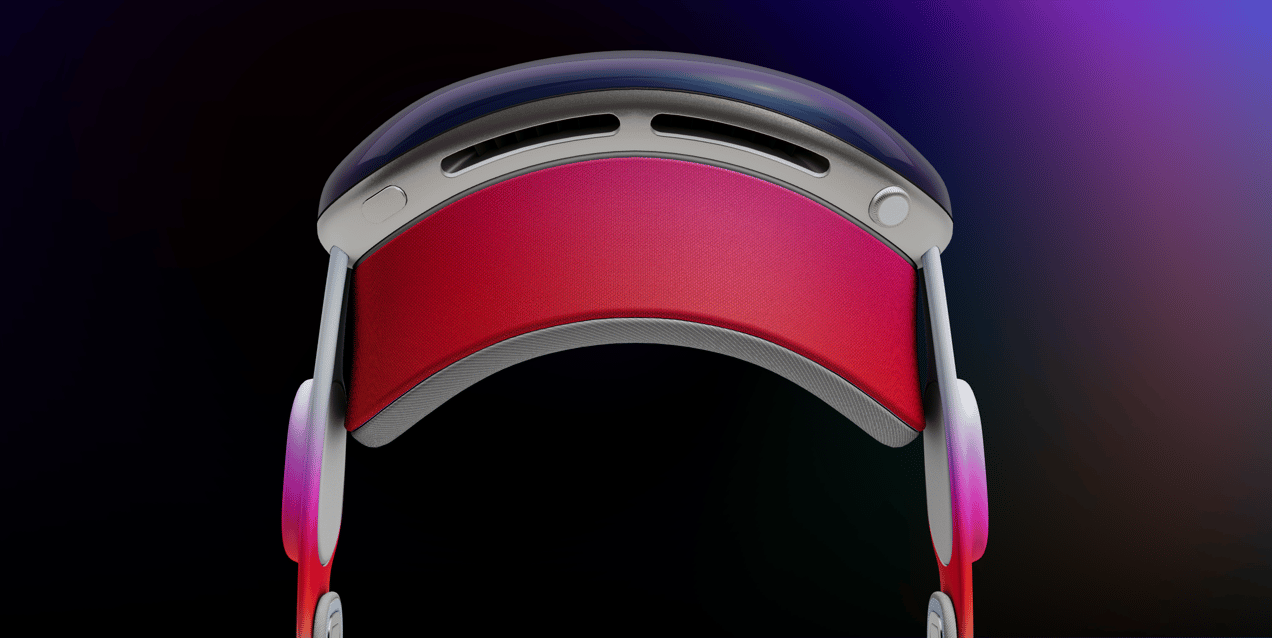 Free Apple Vision Pro AR Headset 3D mockup. Create presentations using Online Mockup Generator.