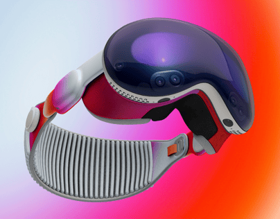 ProVisual — Apple Vision Pro AR Headset Mockup 3D mockup