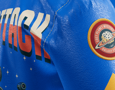 Free Bomber Jacket 3D mockup. Create presentations using Online Mockup Generator.