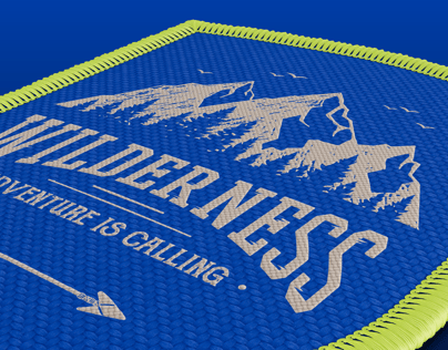 Patch 3D mockup. Create presentations using Online Mockup Generator.