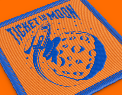 Free Patch 3D mockup. Create presentations using Online Mockup Generator.