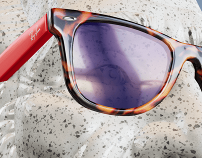 Sunglasses 3D mockup. Create presentations using Online Mockup Generator.