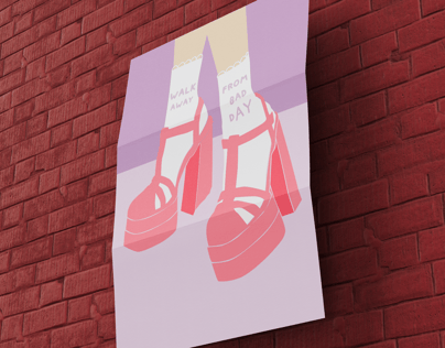 Free Poster 3D mockup. Create presentations using Online Mockup Generator.