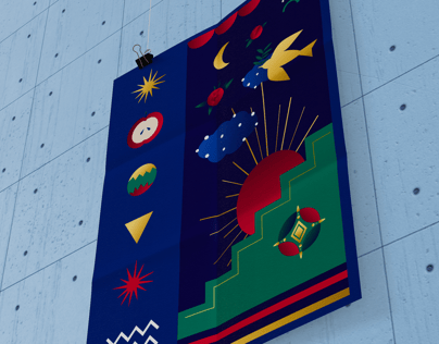Free Poster 3D mockup. Create presentations using Online Mockup Generator.