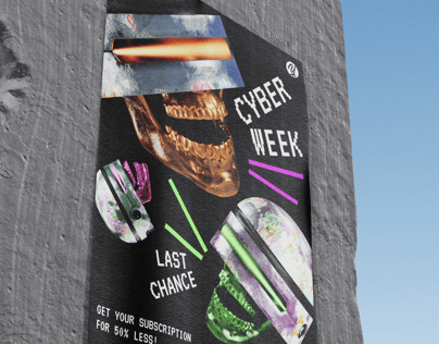 Free Poster 3D mockup. Create presentations using Online Mockup Generator.