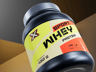Free Protein Jar 3D mockup. Create presentations using Online Mockup Generator.