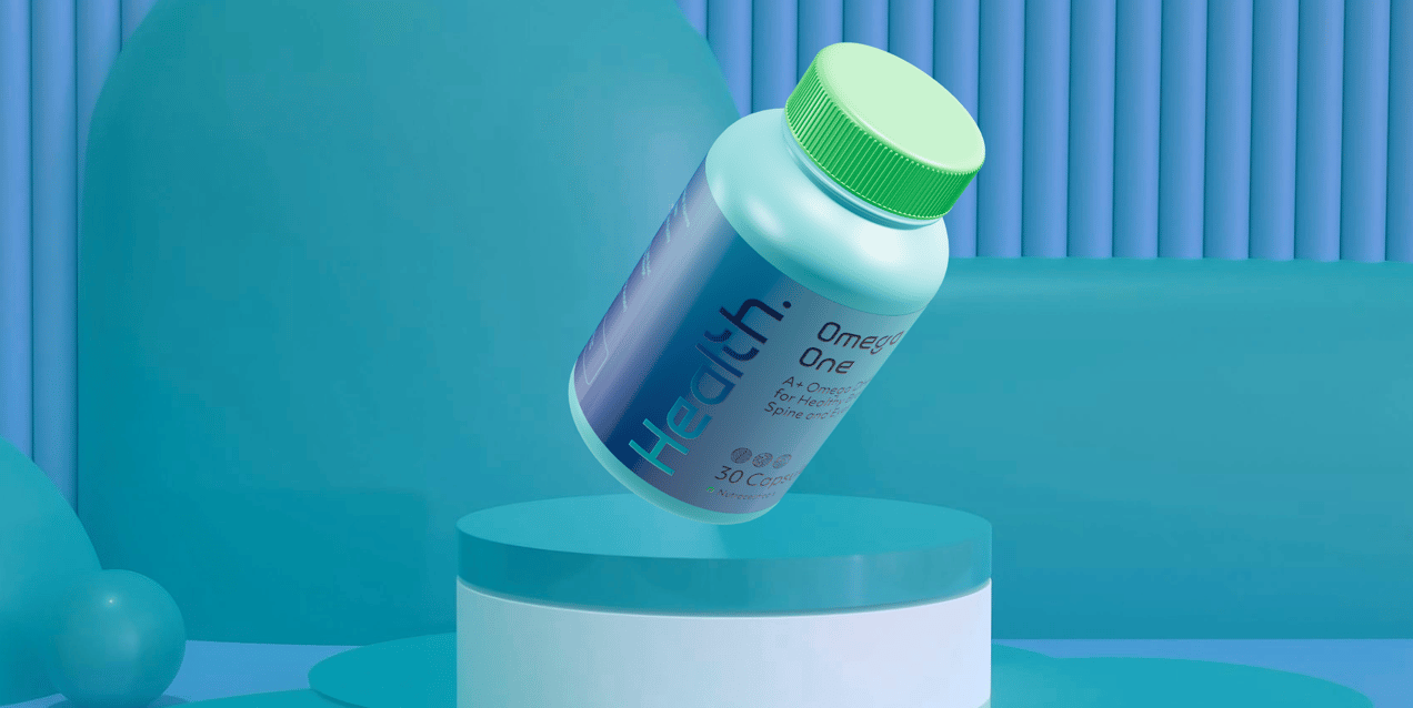 Free Bottle 3D mockup. Create presentations using Online Mockup Generator.