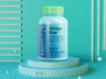 Free Bottle 3D mockup. Create presentations using Online Mockup Generator.