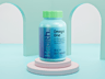 Free Bottle 3D mockup. Create presentations using Online Mockup Generator.
