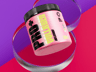 Jar 3D mockup. Create presentations using Online Mockup Generator.