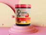 Jar 3D mockup. Create presentations using Online Mockup Generator.