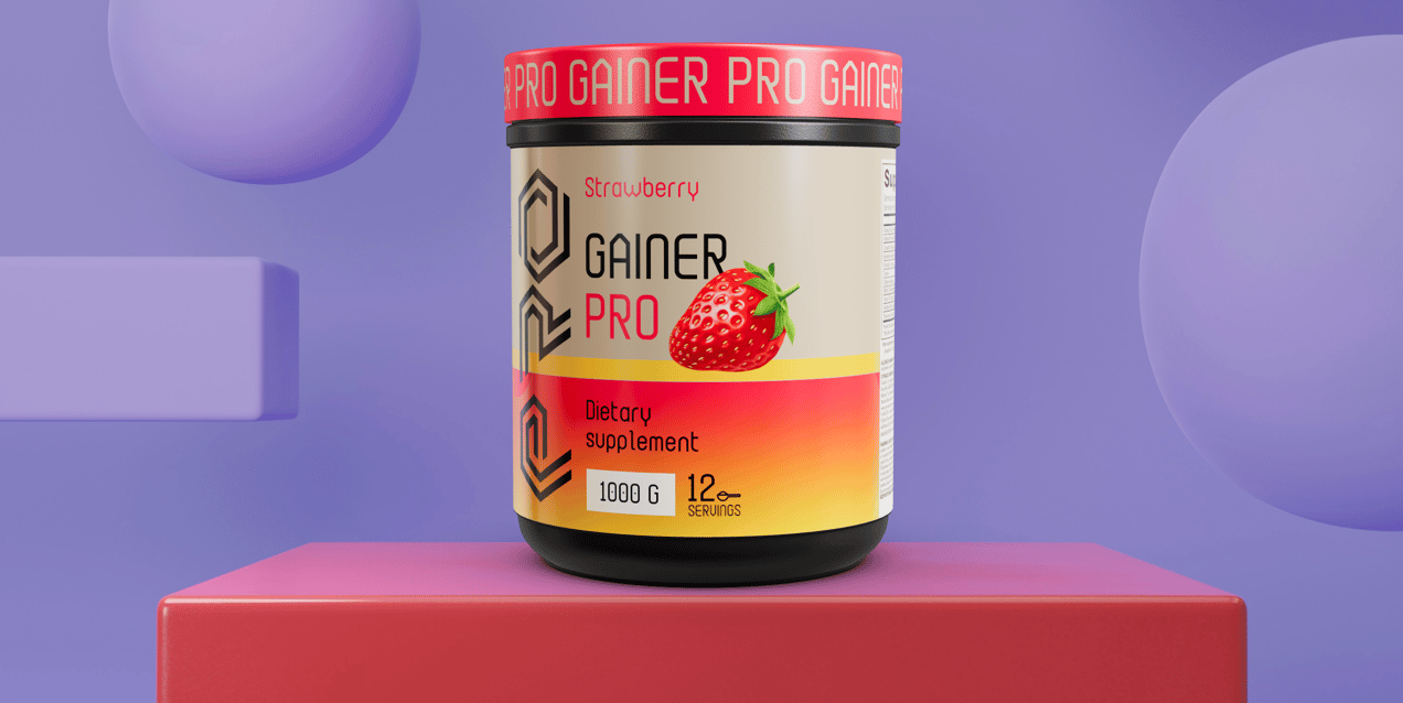 Jar 3D mockup. Create presentations using Online Mockup Generator.