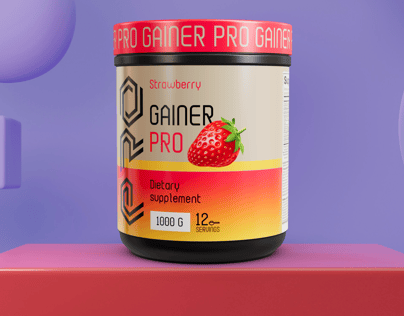 Jar 3D mockup. Create presentations using Online Mockup Generator.