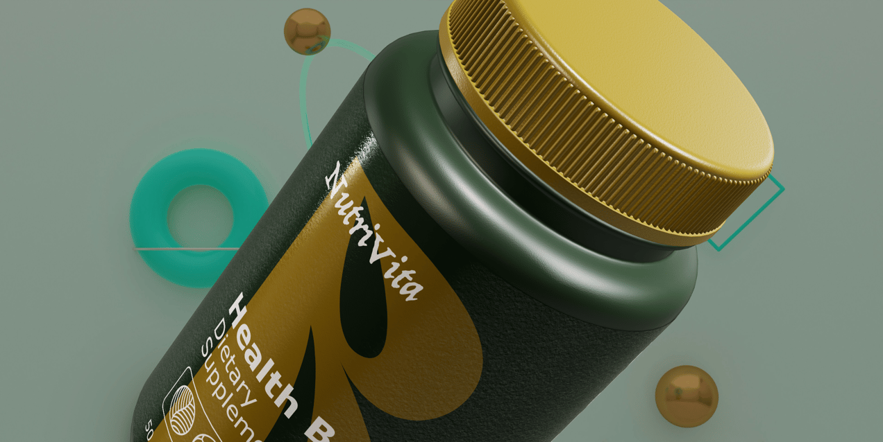 Free Bottle 3D mockup. Create presentations using Online Mockup Generator.