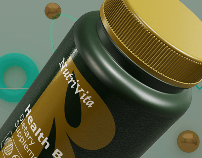 Free Bottle 3D mockup. Create presentations using Online Mockup Generator.