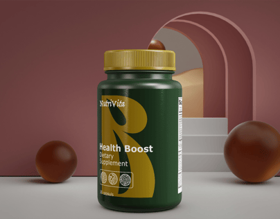 Free Bottle 3D mockup. Create presentations using Online Mockup Generator.
