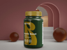 Free Bottle 3D mockup. Create presentations using Online Mockup Generator.