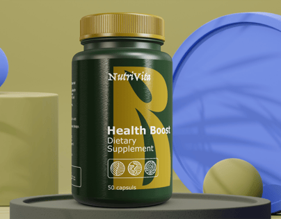 Free Bottle 3D mockup. Create presentations using Online Mockup Generator.