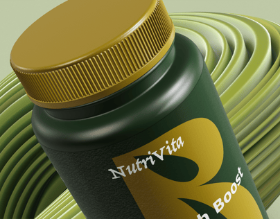 Free Bottle 3D mockup. Create presentations using Online Mockup Generator.